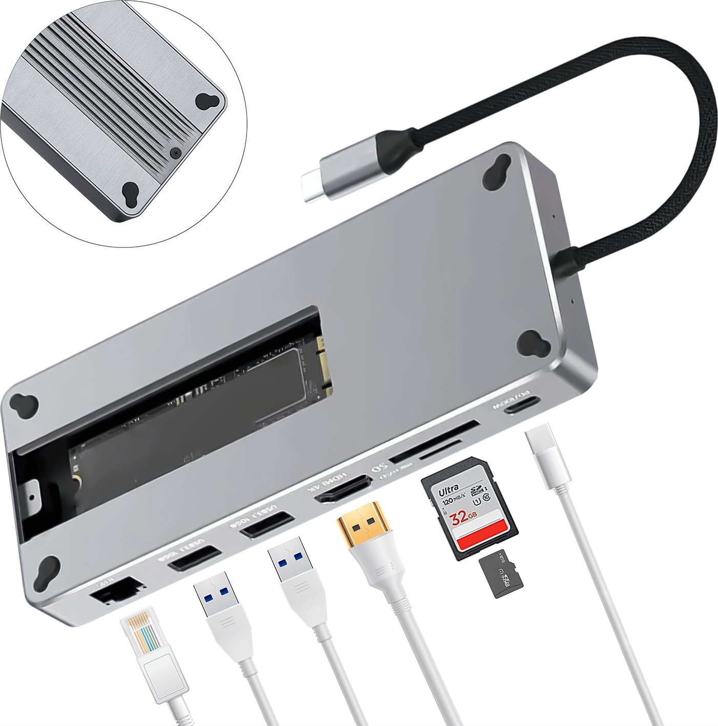 Kieszeń Reagle REAGLE HUB   NVME SATA