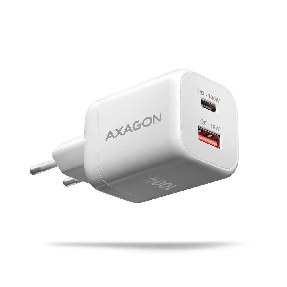 AXAGON ACU-PQ100W wall charger 100W, USB-C