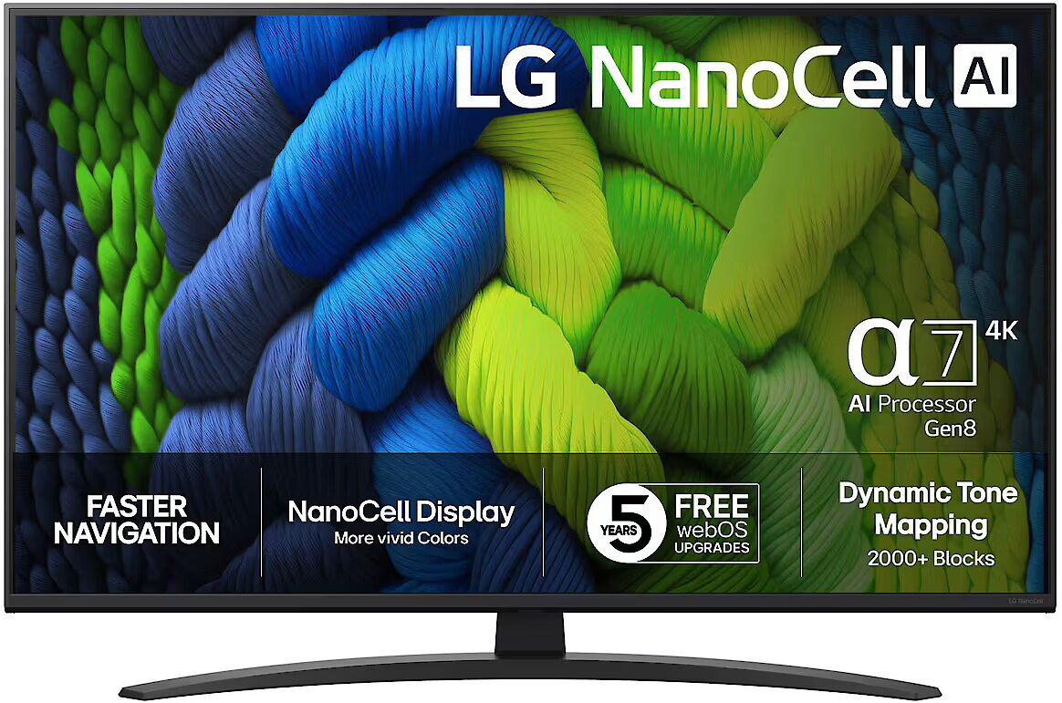 LG 43NANO82A6B 43" LED 60Hz 4K
