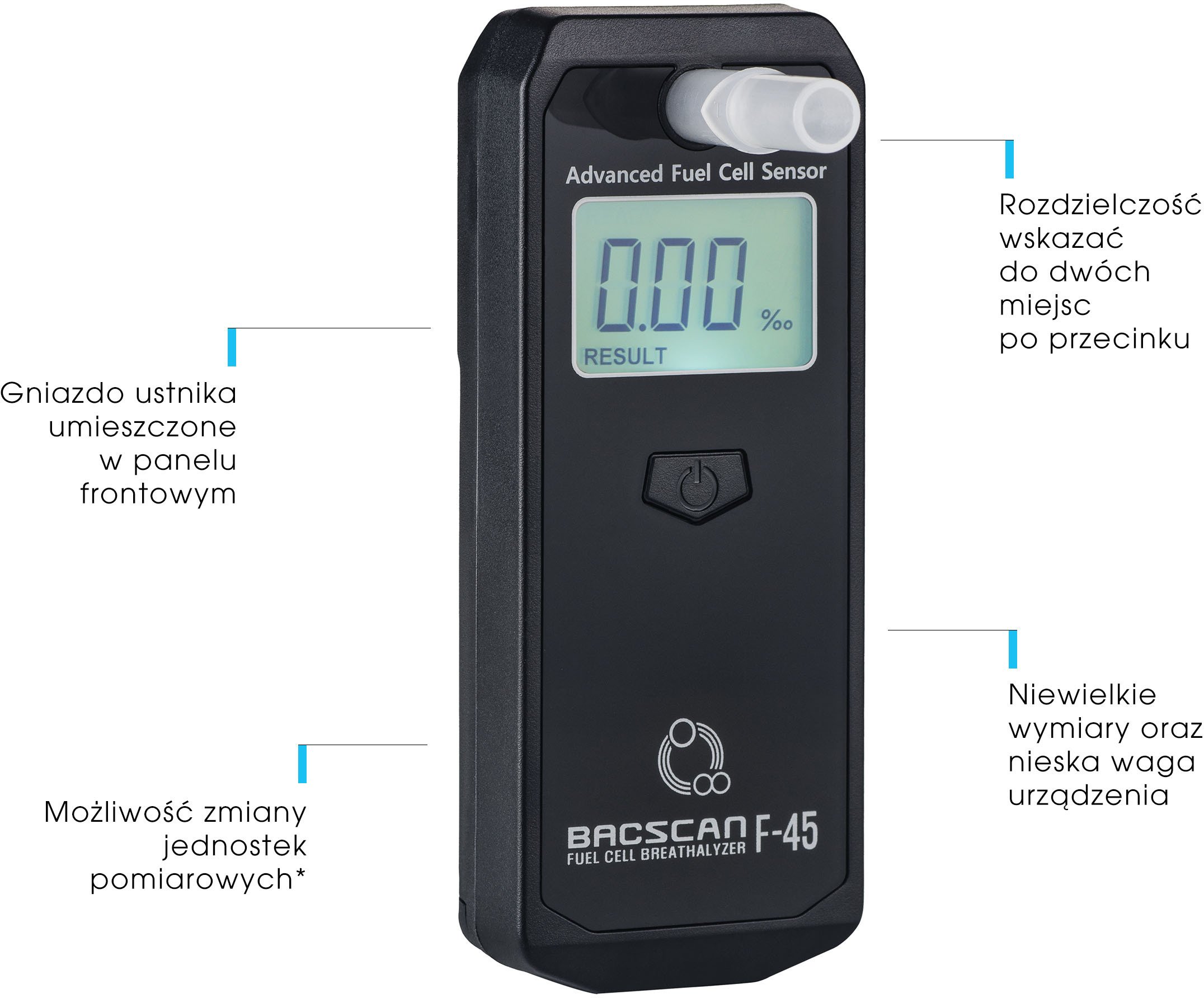 BACscan Breathalyzers-coin F-45 | F-45 |