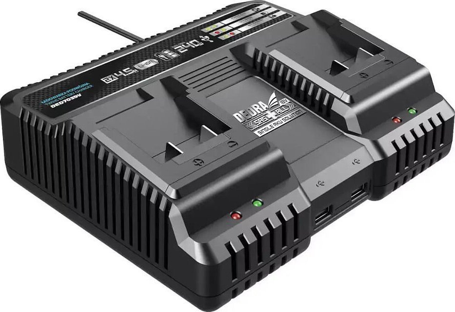 Dedra charger podwójna 2x4,5A 18V