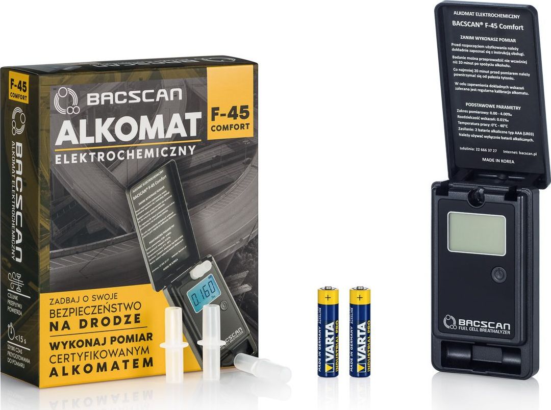 BACscan Electrochemical breathalyzer F-45 COMFORT |