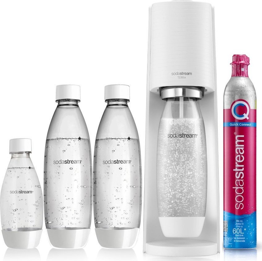 Saturator Sodastream Terra + 3 butelki