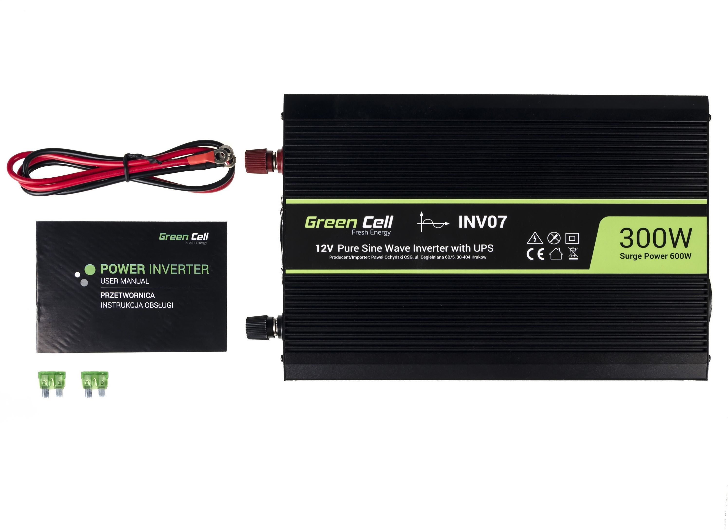 Green Cell INV07 power adapter/inverter Auto