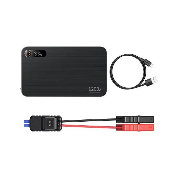 Car Jump Starter Baseus Black Super