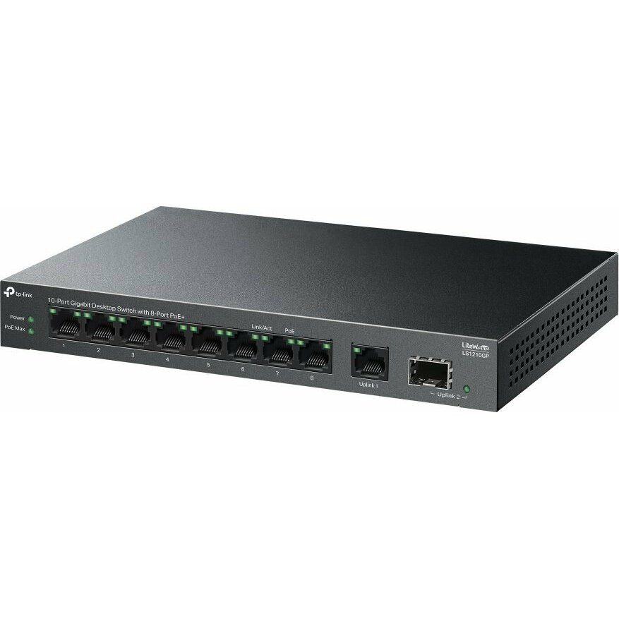 TP-LINK  10xGE PoE+ LS1210GP | LS1210GP