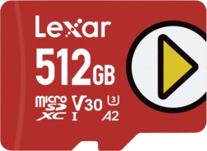 Lexar PLAY 512GB microSDXC UHS-I R205