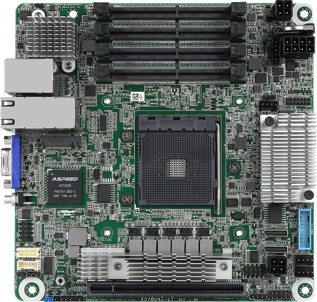 ASRock Mainboard X570D4I-2T mini-ITX Sockel AM4