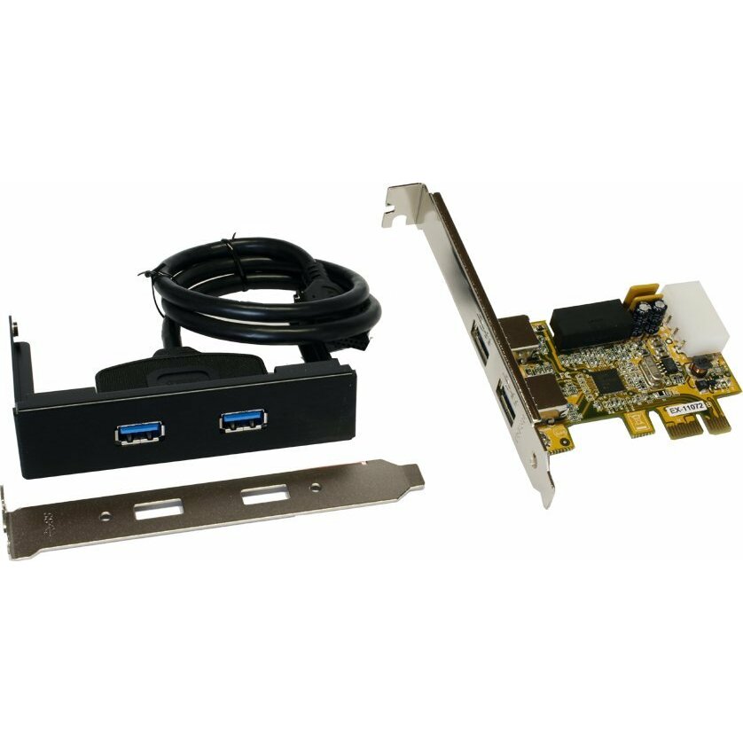 Exsys IO PCIe 2 ext+1 int