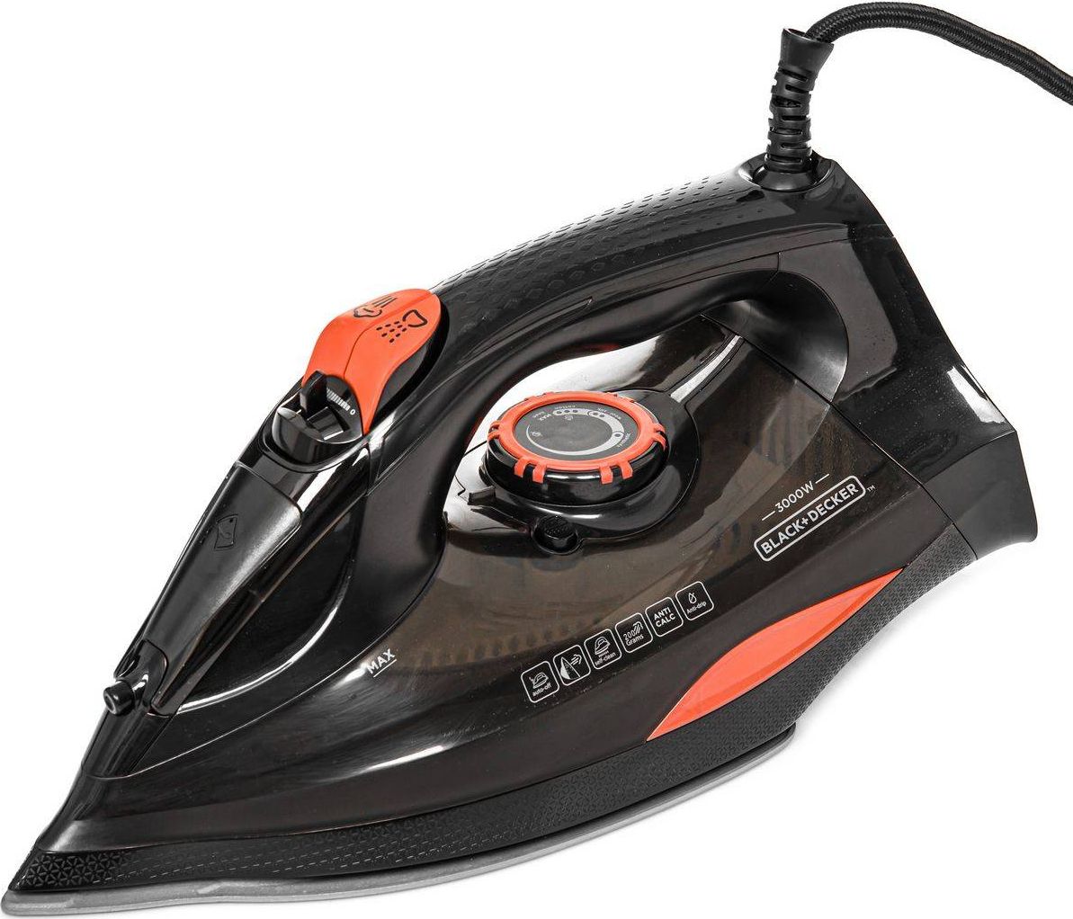 Steam iron Black+Decker BXIR3000E (3000W; black)