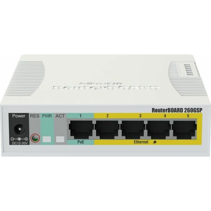 MikroTik Board RB260GSP (CSS106-1G-4P-1S) | MT