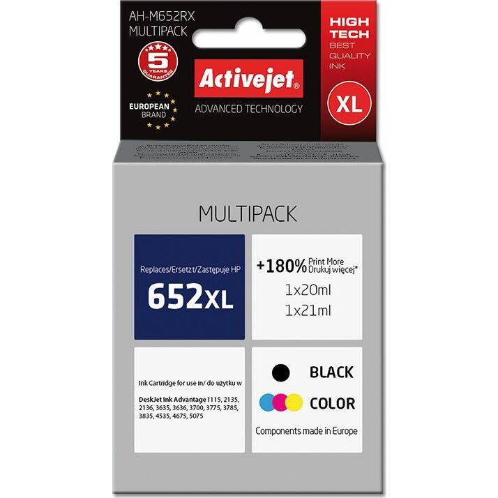 Activejet AH-M652RX ink (replacement for HP