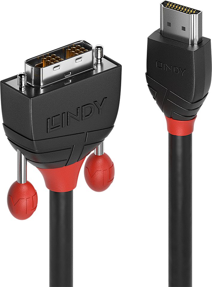 Kabel Lindy HDMI - DVI-D 10m