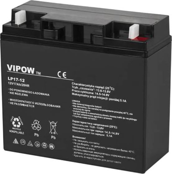 Vipow Akumulator 12V/17Ah (BAT0212) | BAT0212
