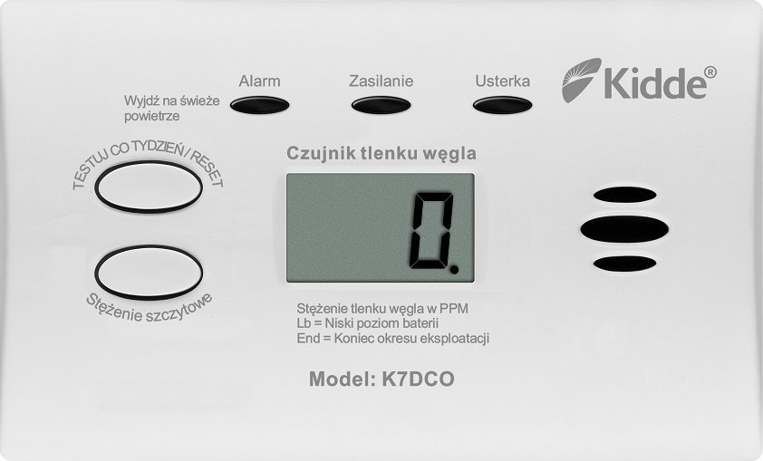 Carbon monoxide sensor KIDDE K7DCO |