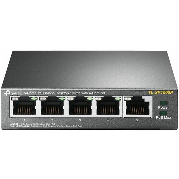 TP-LINK SF1005P switch 5xFE (4xPoE) |