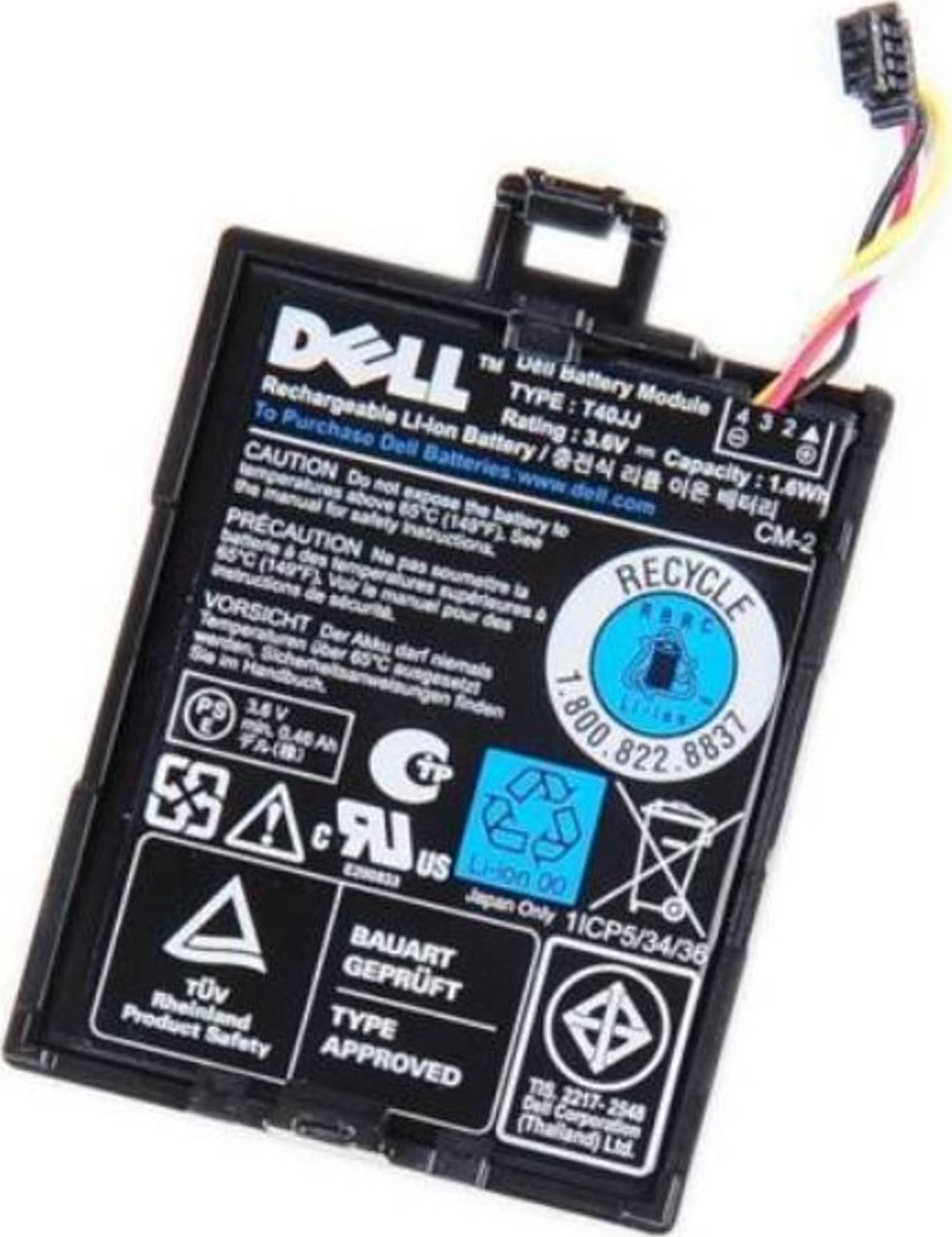 Dell Battery PERC, 2.6WHR, 1