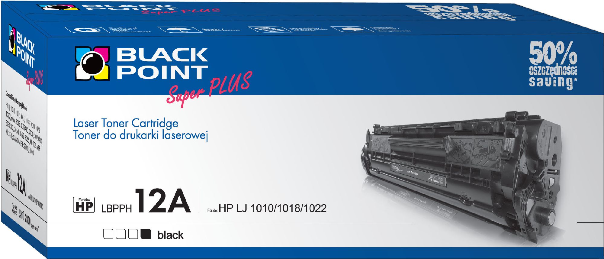Toner Black Point LBPPH12A Black Zamiennik