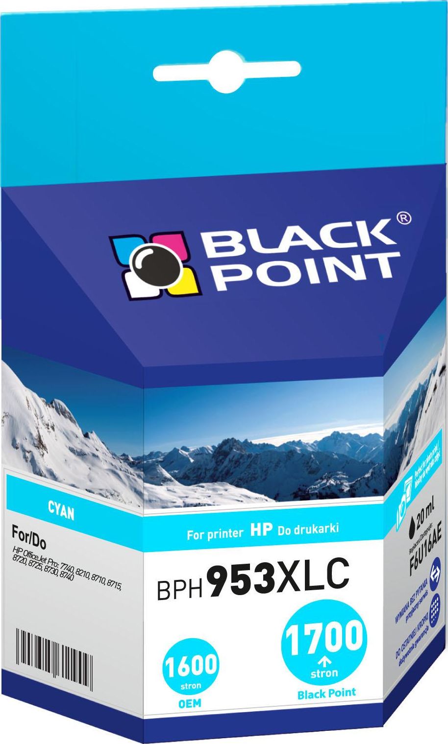 Black Point BPH953XLC (cyan) Ink Cartridge