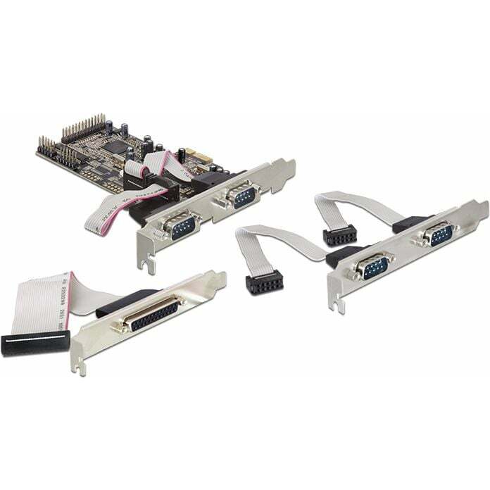 Delock PCIe x1 - 4x RS-232
