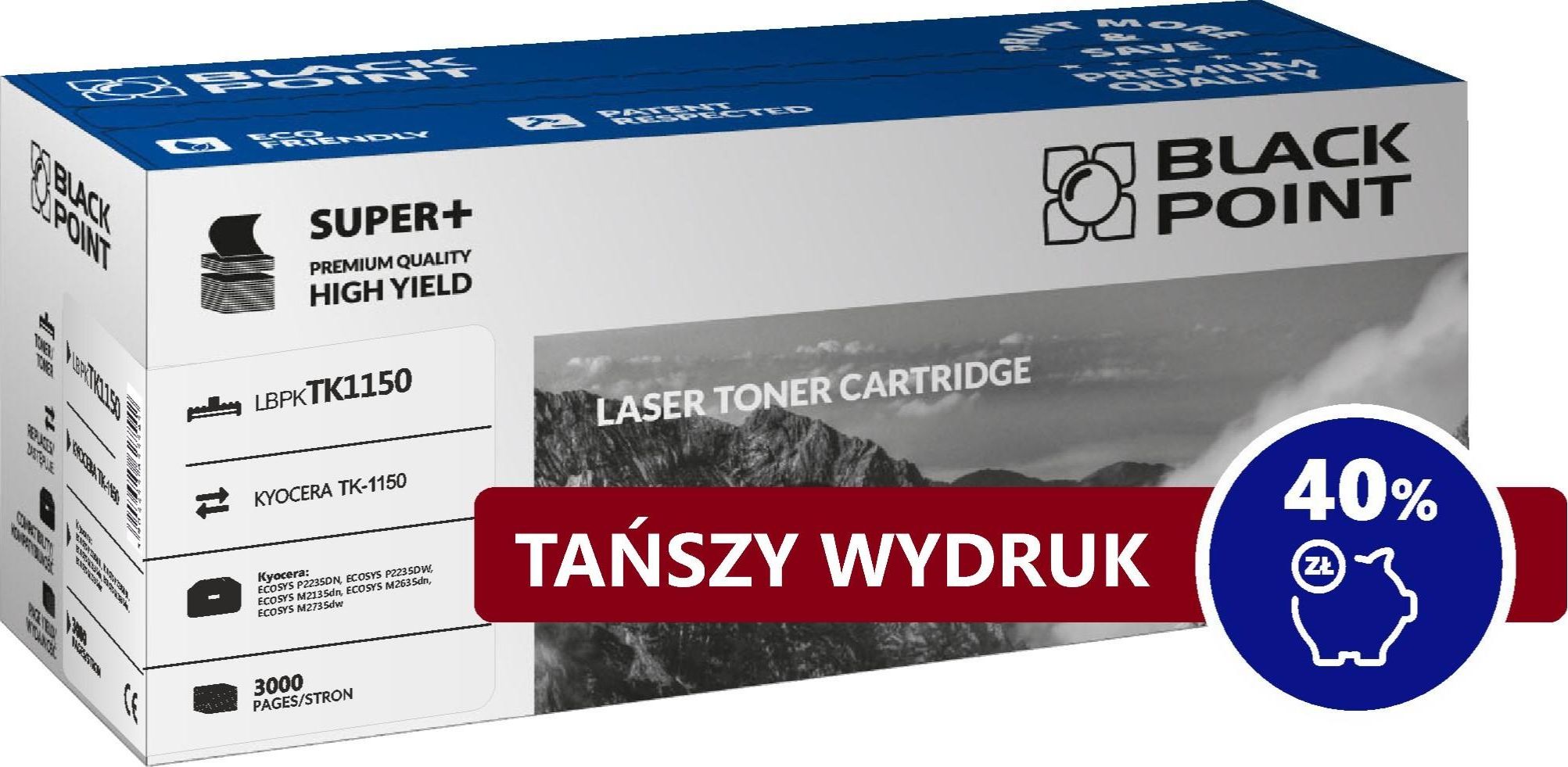 Toner Black Point LBPKTK1150 Black Zamiennik
