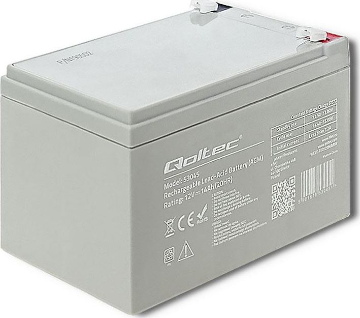 Qoltec Akumulator 12V/14Ah (53045) | 53045