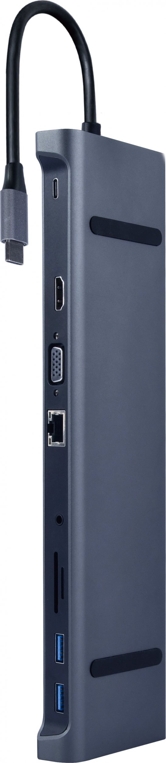Gembird Hub USB-C PD GbE VGA