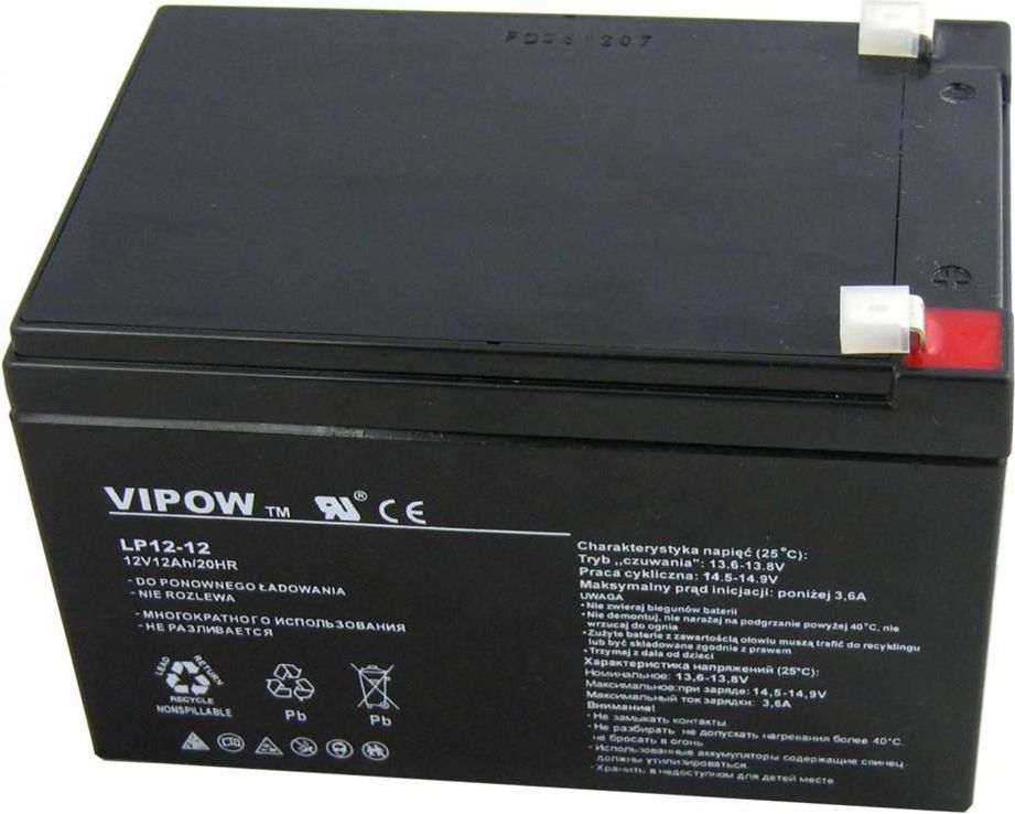 Vipow Akumulator 12V/12Ah (BAT0216) | BAT0216