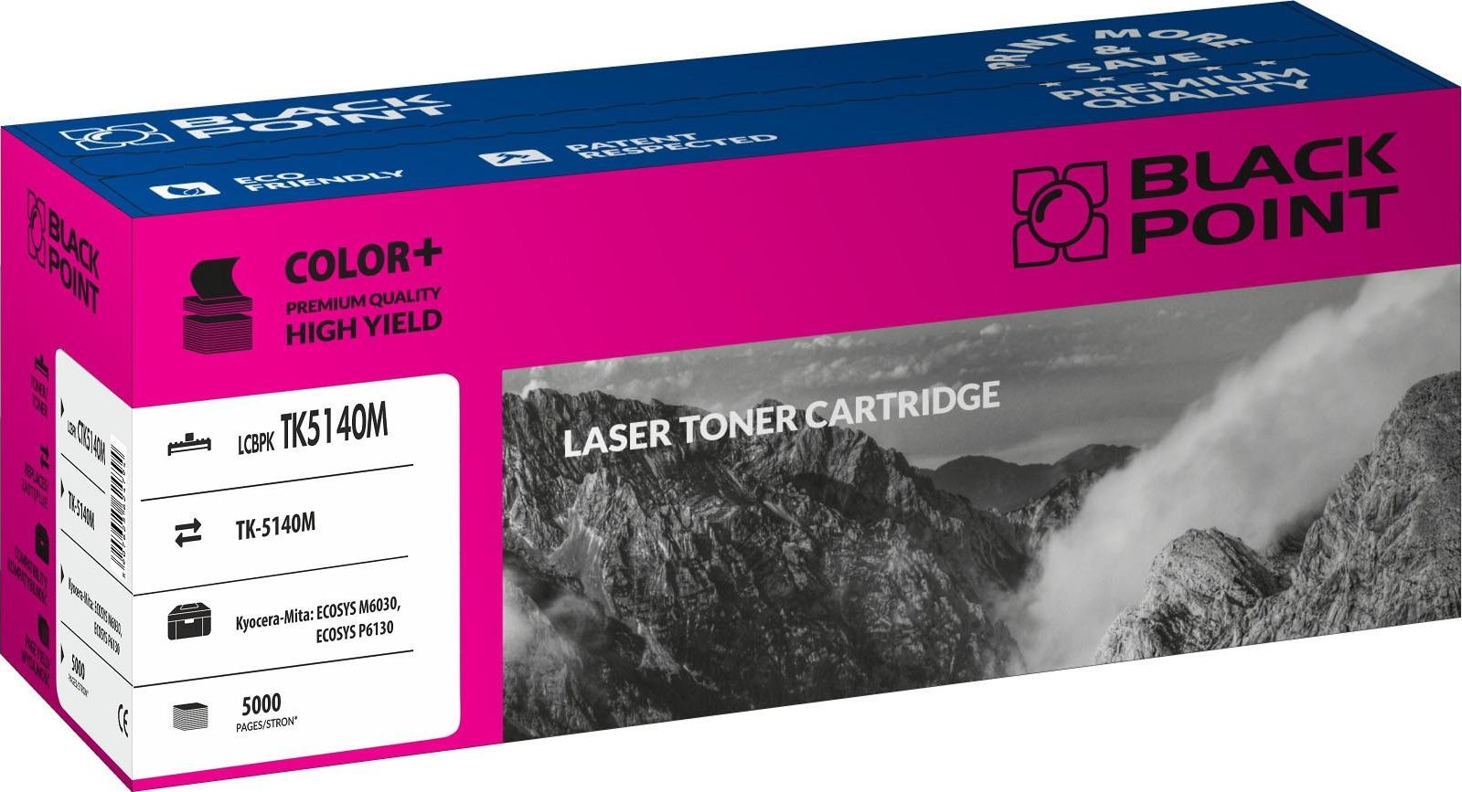 Toner Black Point LCBPKTK5140M Magenta Zamiennik