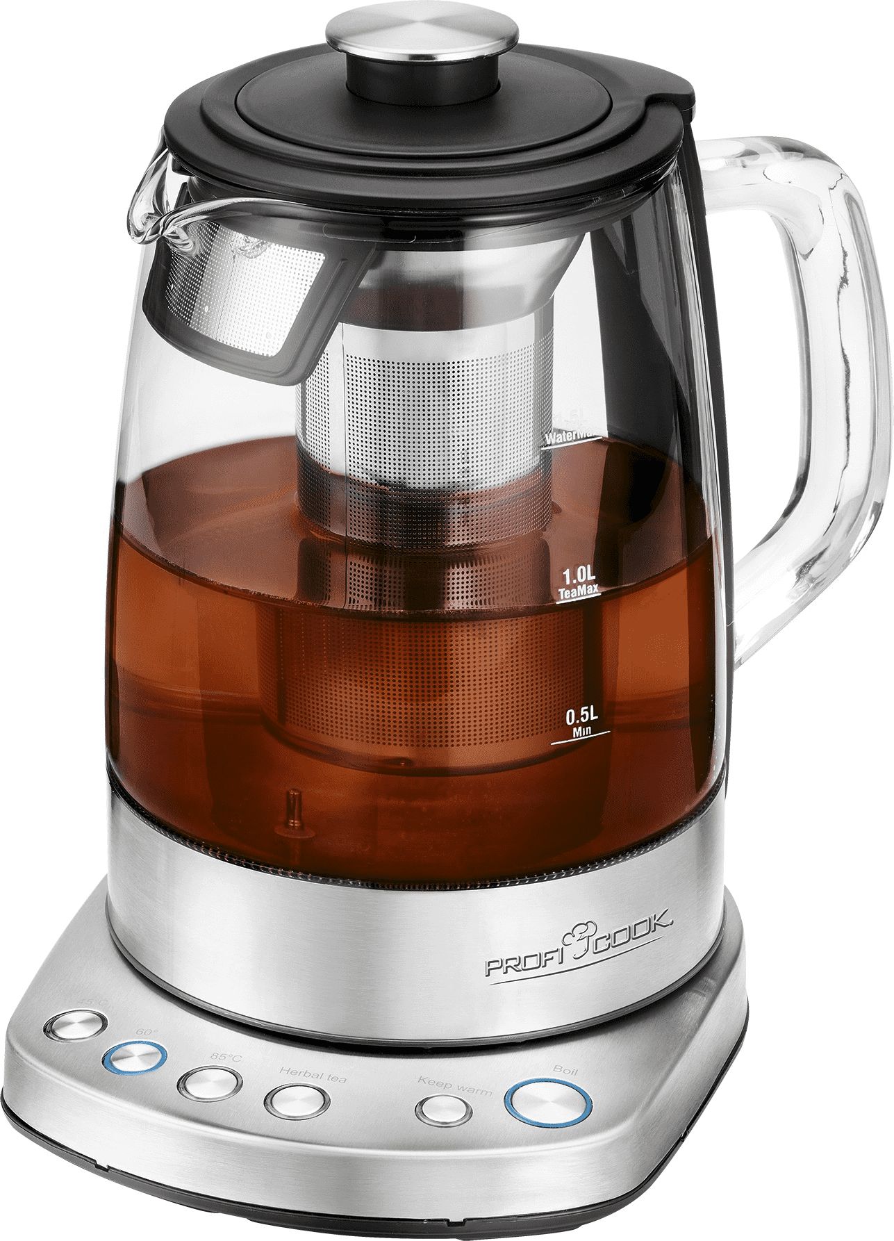 Proficook electric cordless glass kettle PC-WKS
