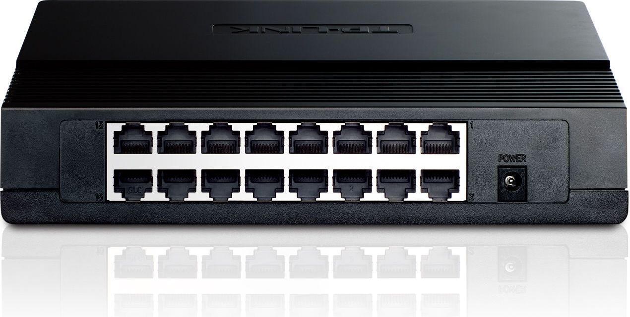 TP-LINK SF1016D Desktop 16-Port 10/100Mbps |