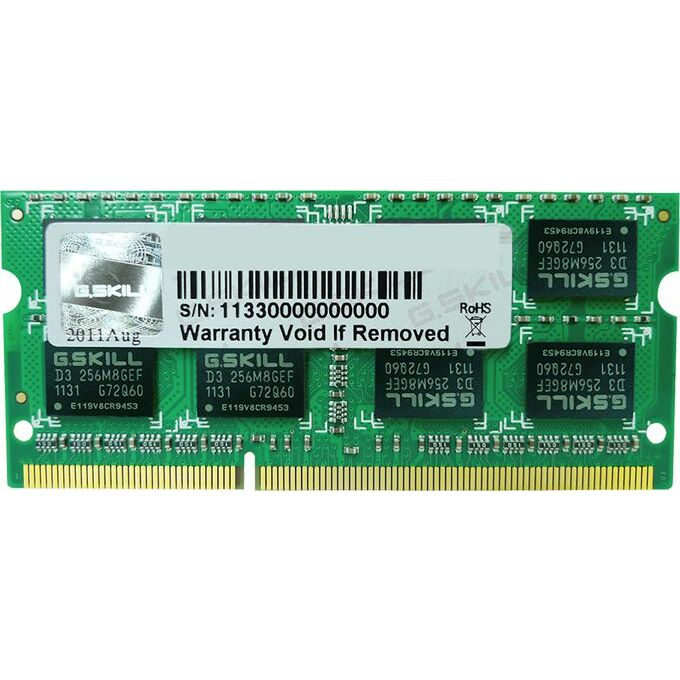 G.Skill SODIMM, DDR3, 8 GB