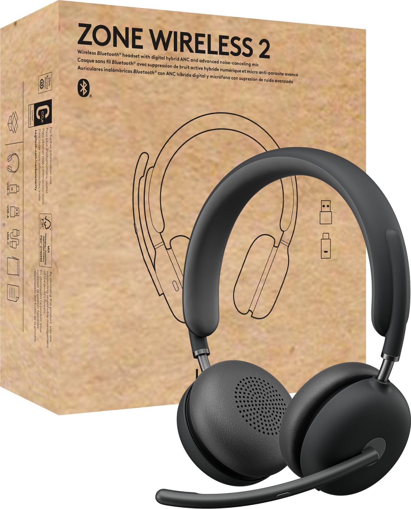 Logitech Zone Wireless 2 MS Stereo