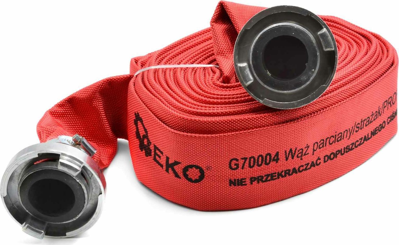 Geko Wąż parciany Strażak 2" 20M
