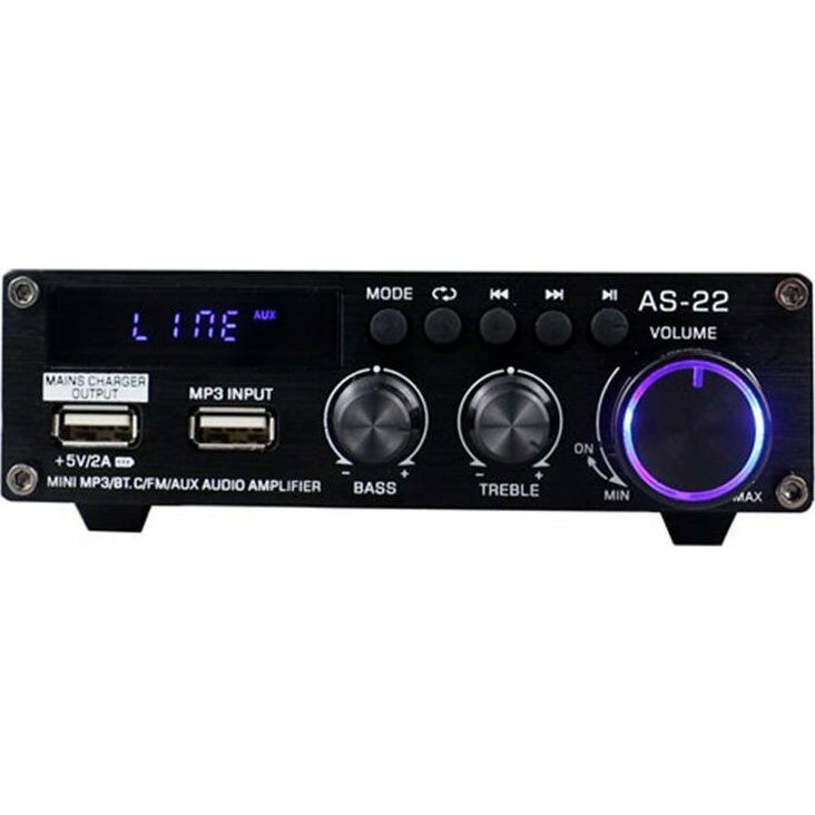 Blitzwolf Wzmacniacz audio AS-22, 45W, Bluetooth