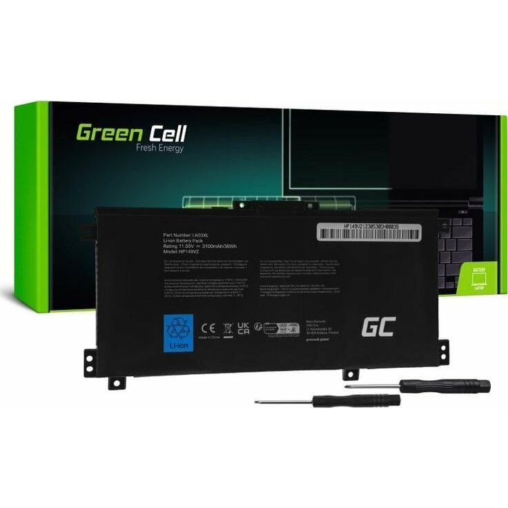 Green Cell LK03XL for HP Envy