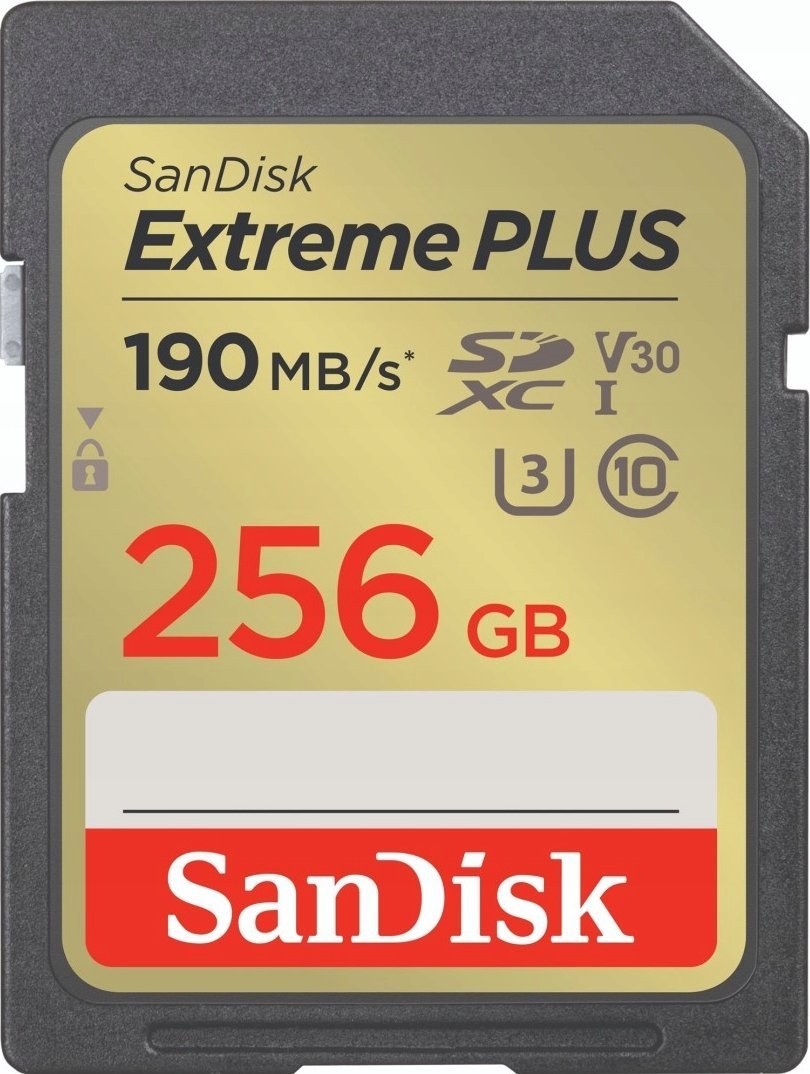 SanDisk Extreme PLUS 256GB SDXC +