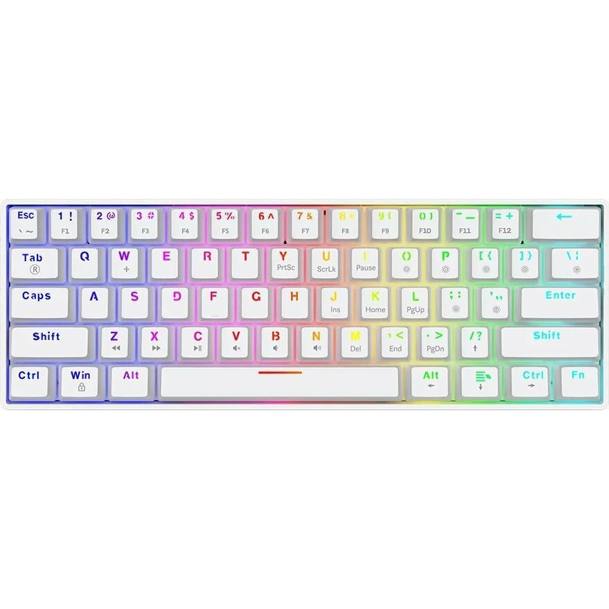 Keyboard Whiteout X2 Blue Outemu, SAVIO