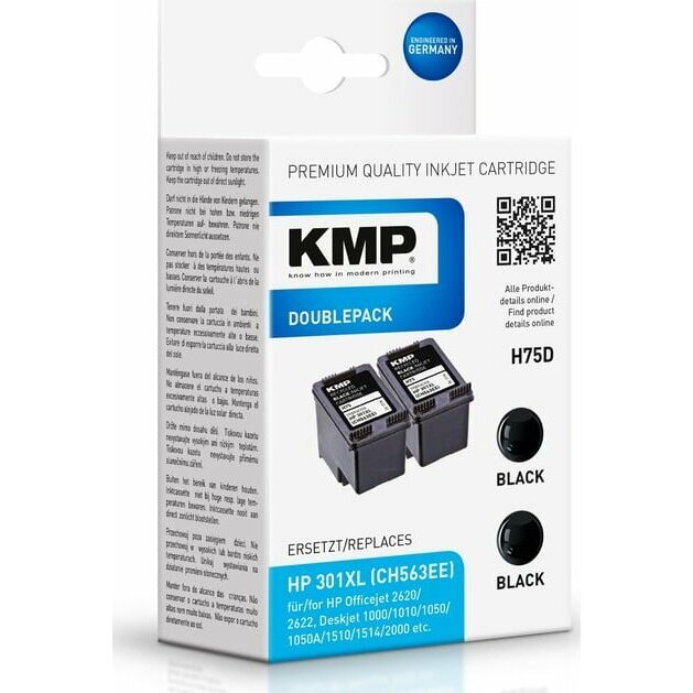 KMP Printtechnik AG KMP HP301XL DoublePack