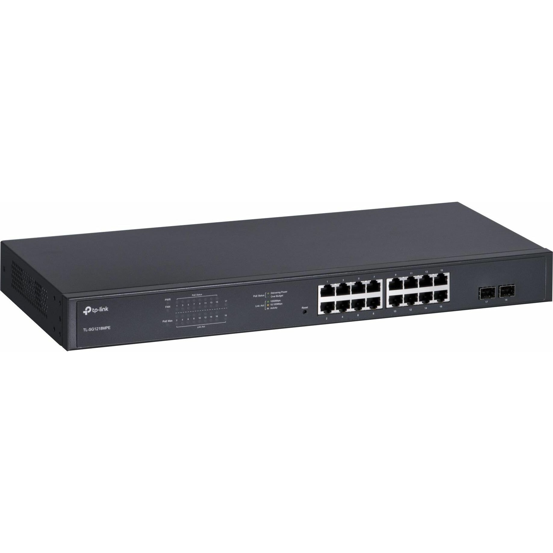 TP-LINK SG1218MPE 16xGE PoE+ 2xSFP |