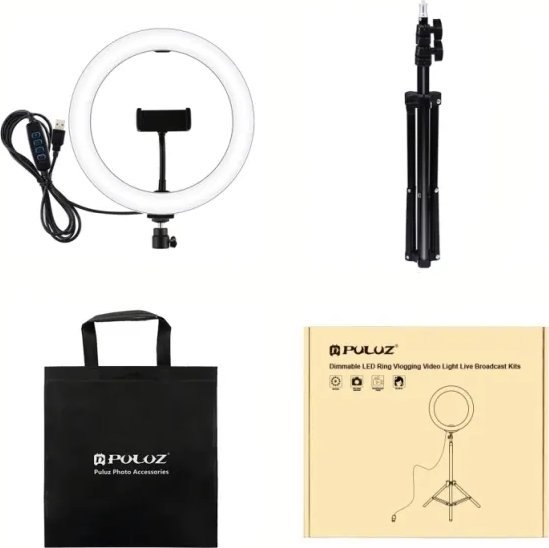 Lampa pierścieniowa Puluz LED žiedinė lempa