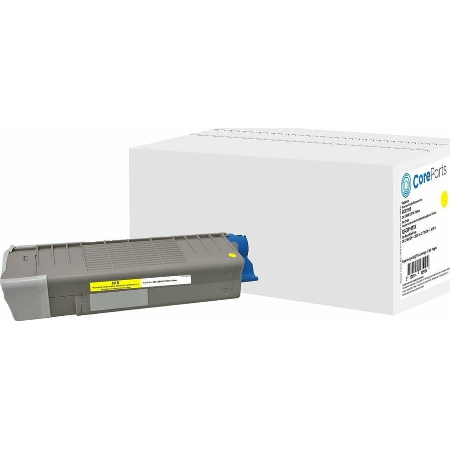 Toner Quality Imaging CoreParts QI-OK1015Y kaseta