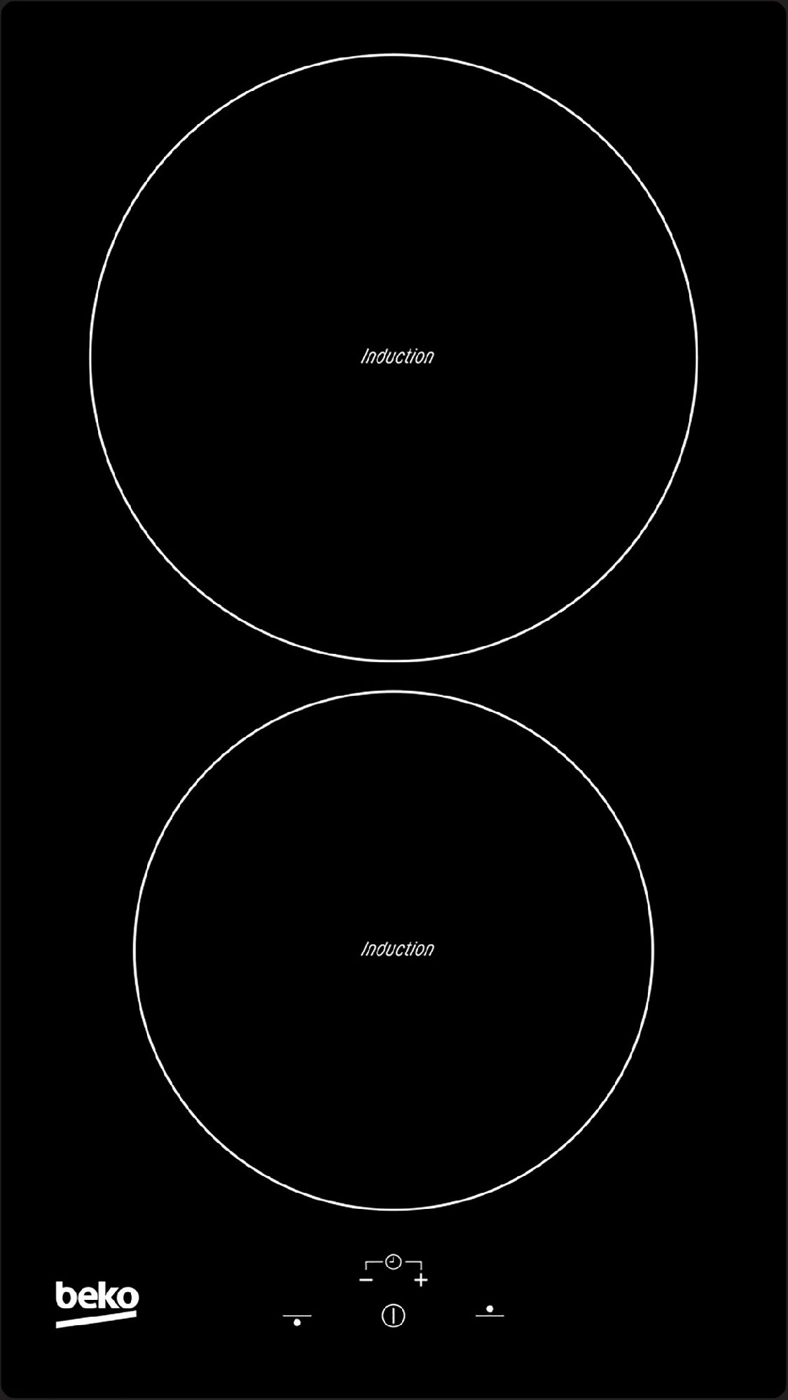 Beko Induction Hob HDMI32400DT 30 cm
