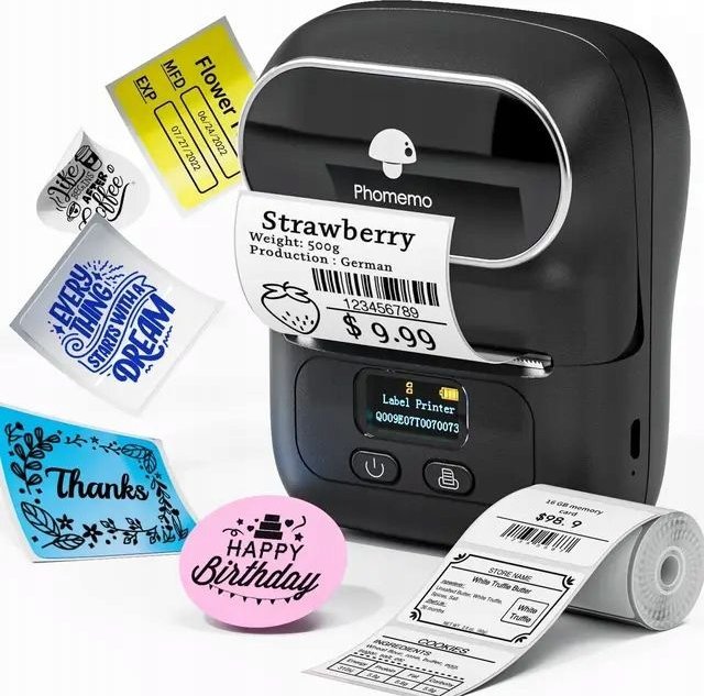 Phomemo Phomemo Drukarka Termiczna Bluetooth Etykiet