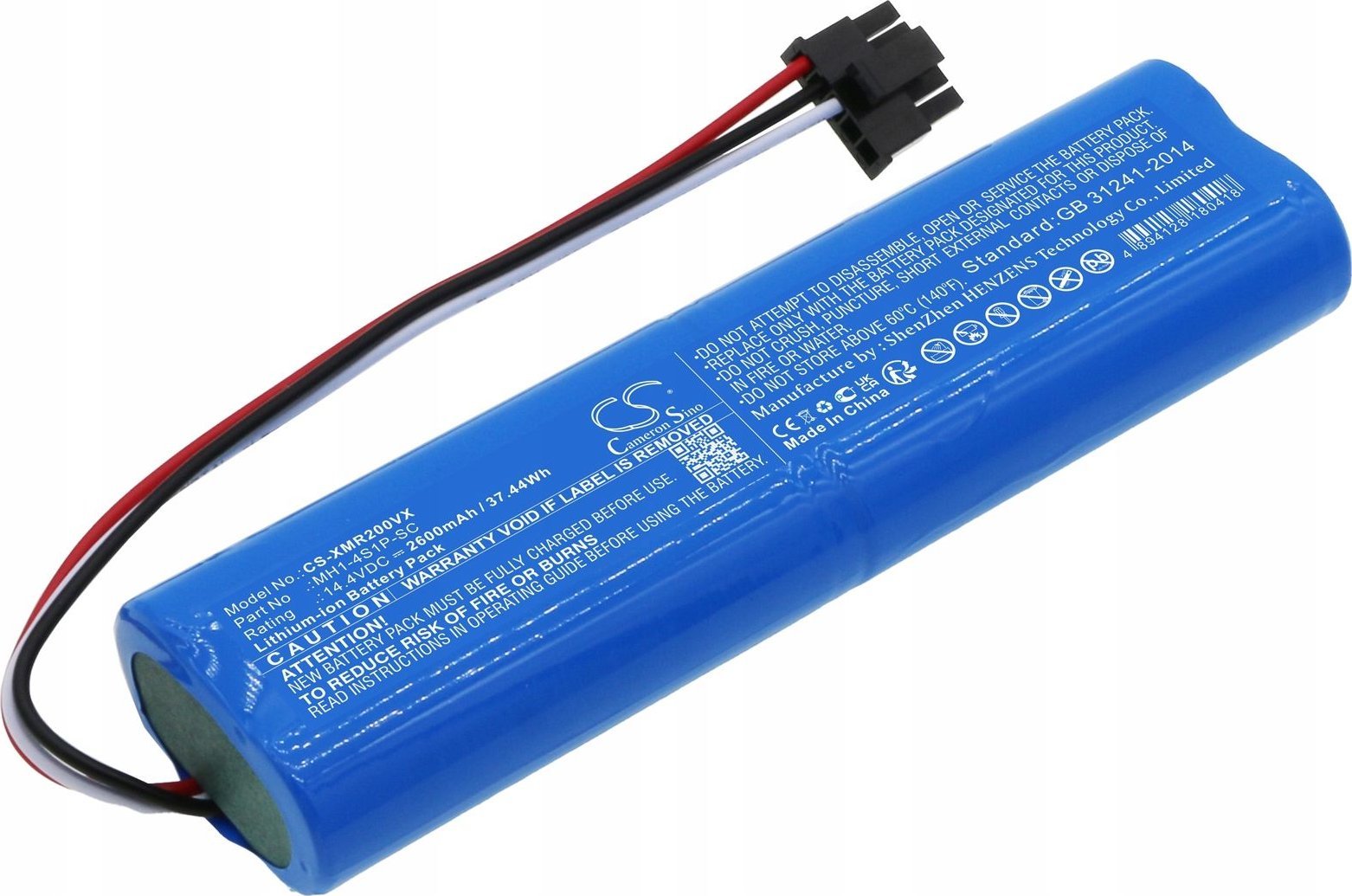 Cameron Sino Akumulator  typ NR18650 MH1-4S1P-SC