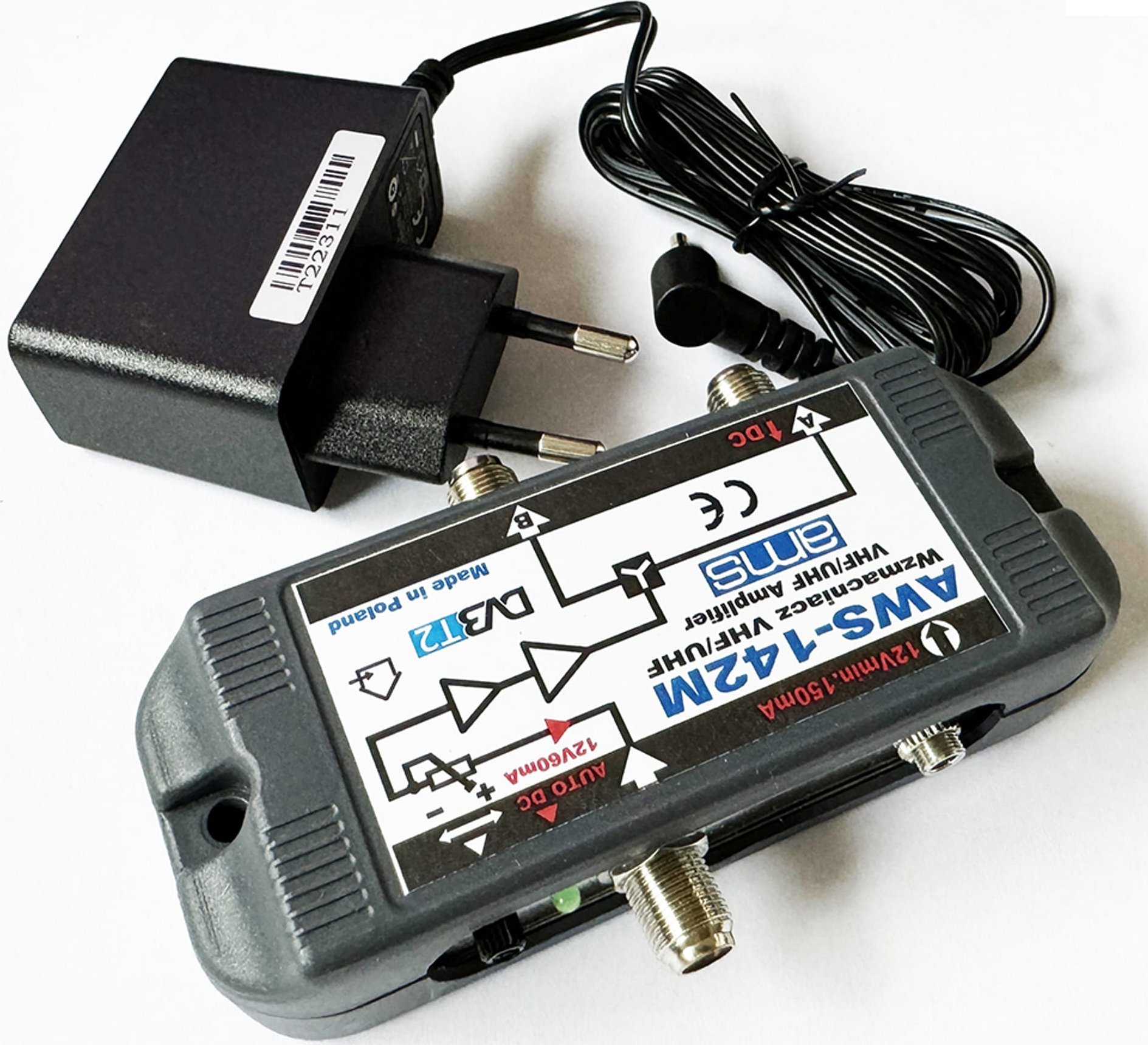 AMS Terrestrial TV Antenna Amplifier (AWS-142M)