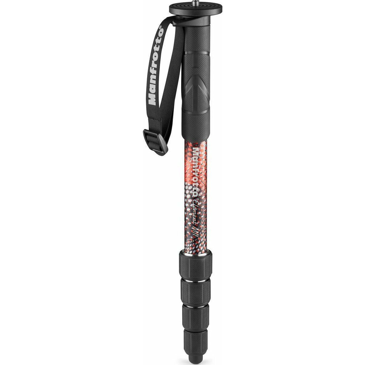 Monopod Manfrotto Element MII Alu raudonas