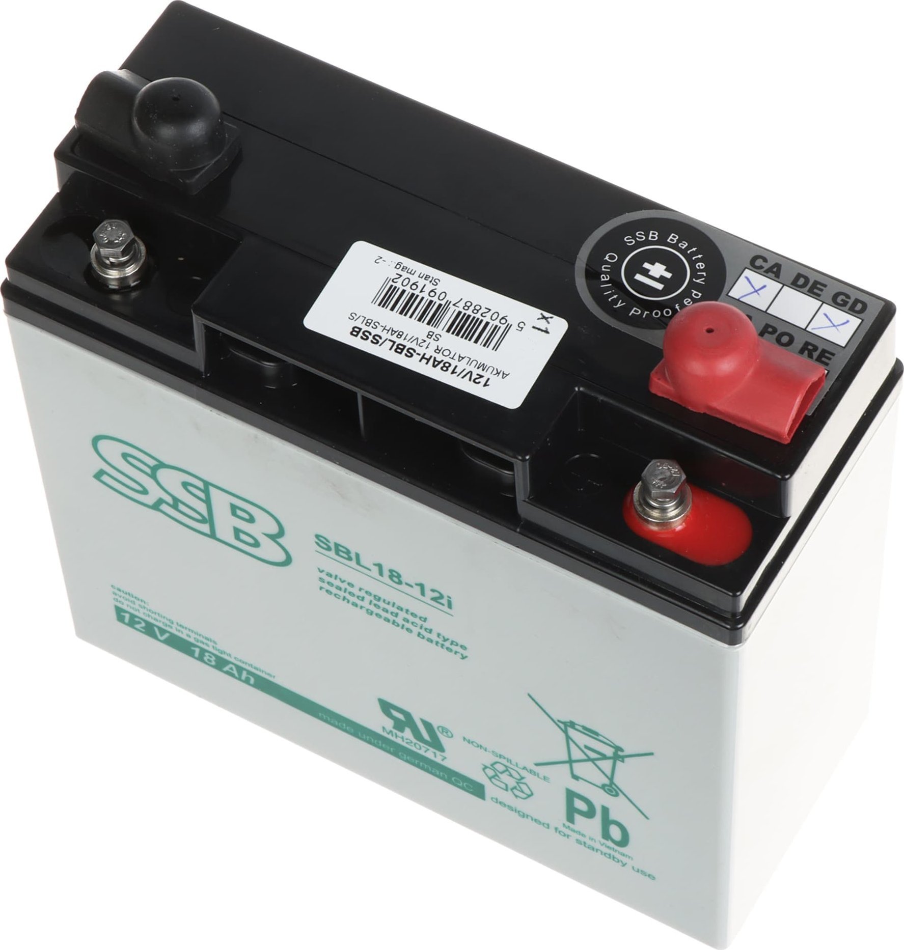 Graphite AKUMULATOR 12V/18AH-SBL/SSB | 12V/18AH-SBL/SSB |