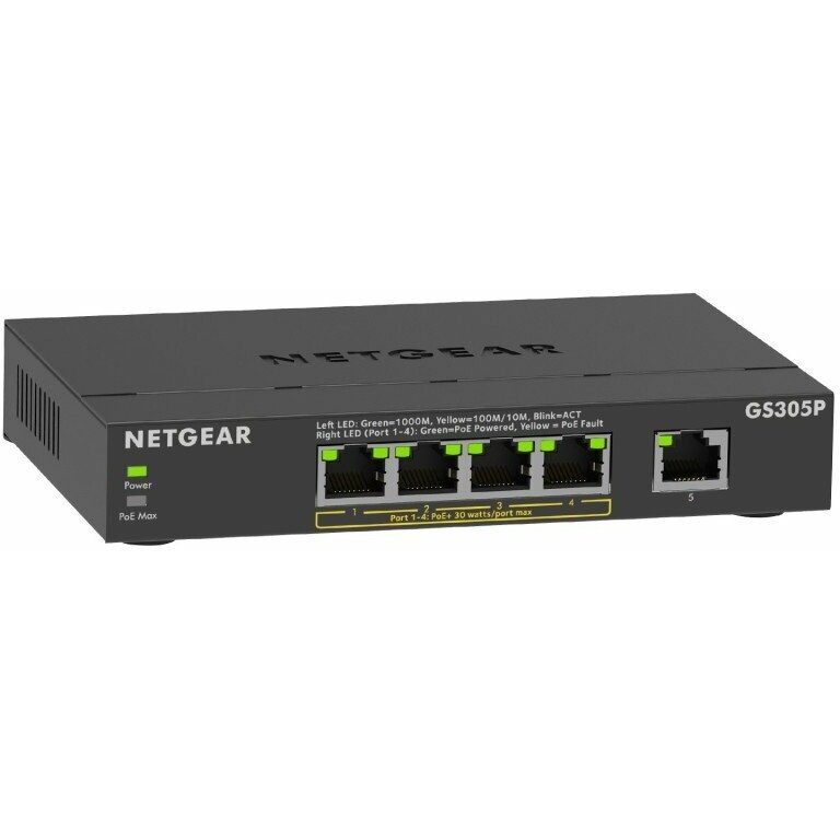 Netgear es Unmanaged GS305P-300EUS 5PT GE