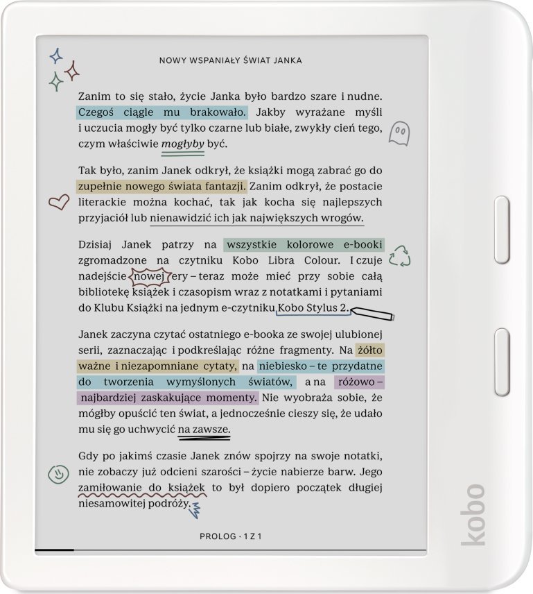 Kobo Libra Color White | N428-KU-WH-K-CK